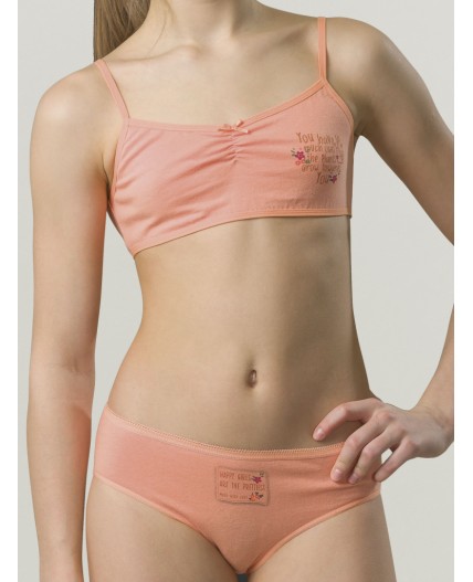 Комплект для девочек Персиковый(33)