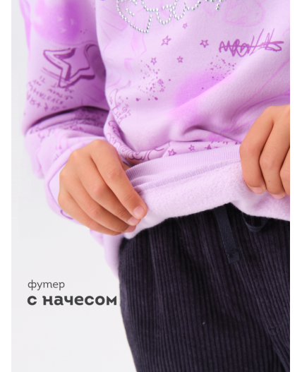 Толстовка для девочек Розовый(37)