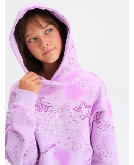 Толстовка для девочек Розовый(37)