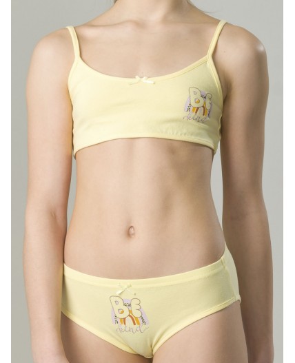 Майка для девочек Ванильный/пудра(7/35)