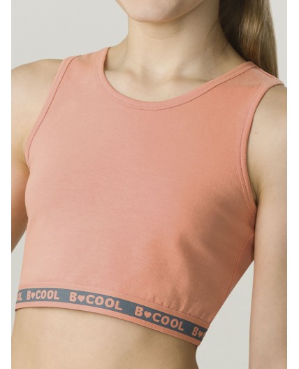 Майка для девочек Персиковый(33)