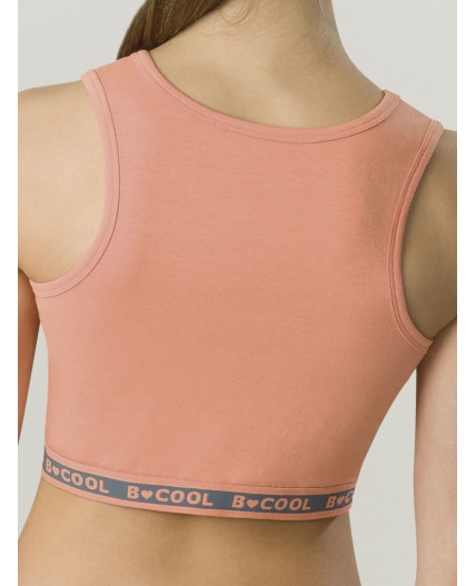 Майка для девочек Персиковый(33)