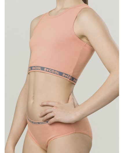 Майка для девочек Персиковый(33)