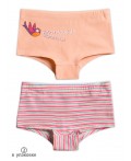 Трусы для девочек Персиковый/розовый(33/37)