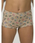 Трусы для девочек Песочный/голубой(34/9)