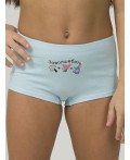 Трусы для девочек Песочный/голубой(34/9)