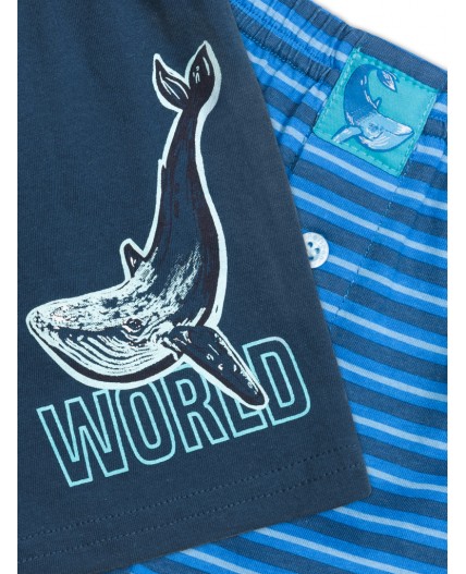 Трусы для мальчиков Темно-синий/синий(54/41)