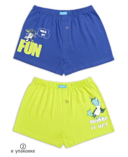 Трусы для мальчиков Синий/зеленый(41/12)