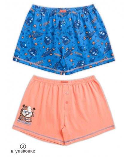 Трусы для мальчиков Синий/оранжевый(41/31)