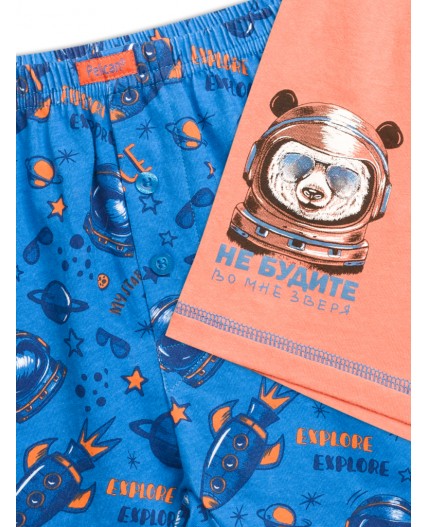 Трусы для мальчиков Синий/оранжевый(41/31)