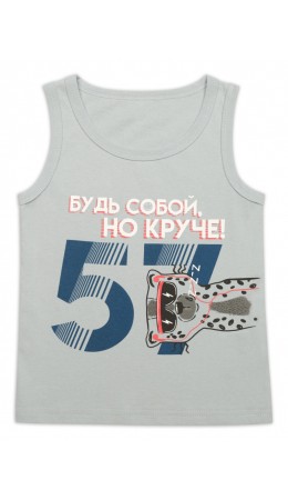 Майка для мальчиков Серый(40)