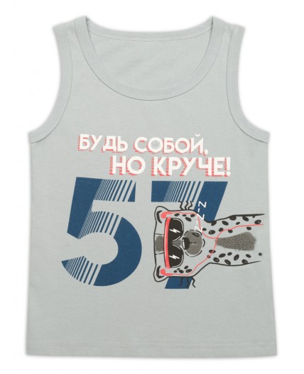 Майка для мальчиков Серый(40)