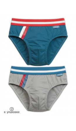 Трусы для мальчиков Синий/серый(41/40)