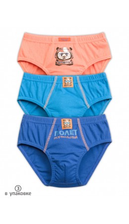 Трусы для мальчиков Оранжевый/синий/темно-синий(31/41/54)