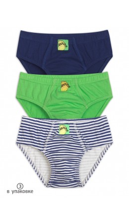 Трусы для мальчиков Темно-синий/салатовый/серый(54/38/40)