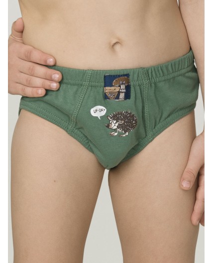 Трусы для мальчиков Лед/хаки/джинс(22/47/10)
