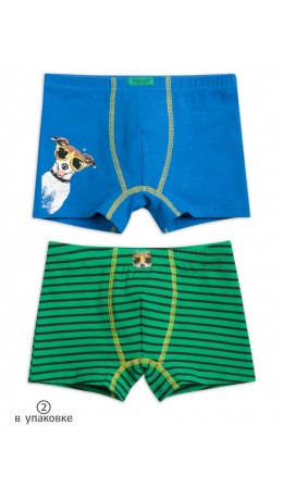 Трусы для мальчиков Синий/зеленый(41/12)