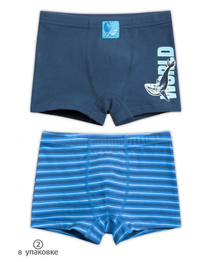 Трусы для мальчиков Темно-синий/синий(54/41)