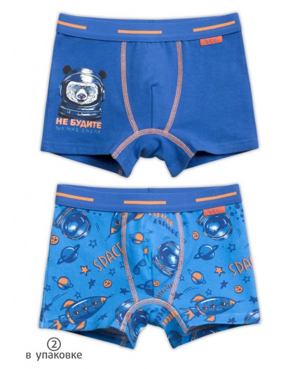 Трусы для мальчиков Темно-синий/синий(54/41)