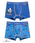 Трусы для мальчиков Темно-синий/синий(54/41)