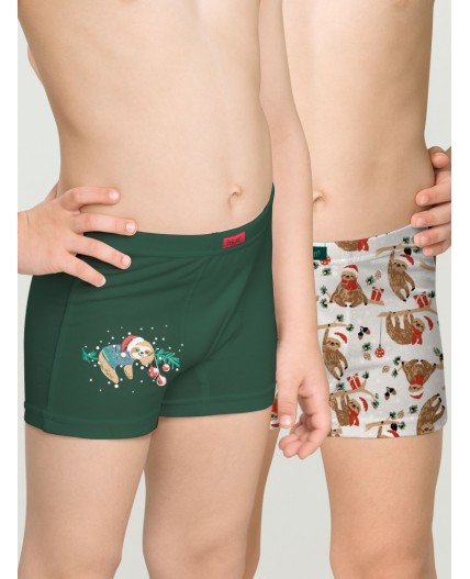 Трусы для мальчиков Хаки/серый(47/40)