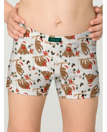 Трусы для мальчиков Хаки/серый(47/40)