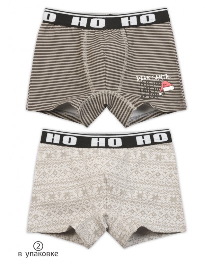 Трусы для мальчиков Серый/светло-серый(40/53)