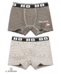 Трусы для мальчиков Серый/светло-серый(40/53)