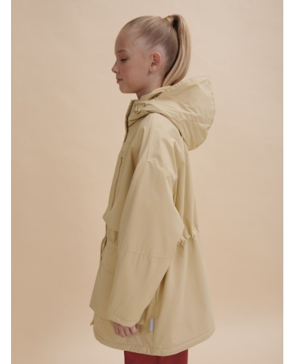 Ветровка для девочек Песочный(34)