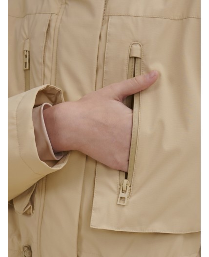 Ветровка для девочек Песочный(34)