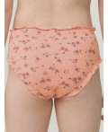 Трусы для девочек Персиковый/персиковый/белый(33/33/2)