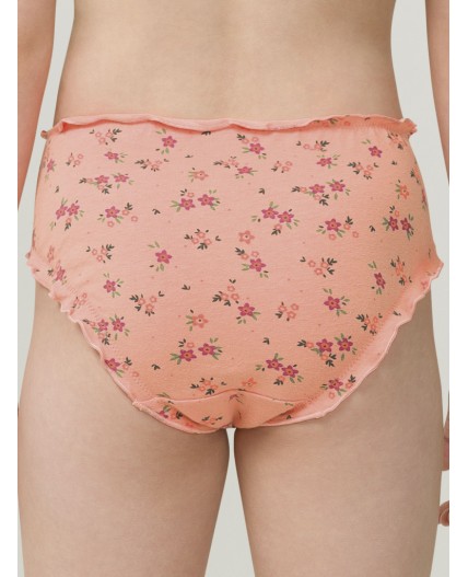 Трусы для девочек Персиковый/персиковый/белый(33/33/2)