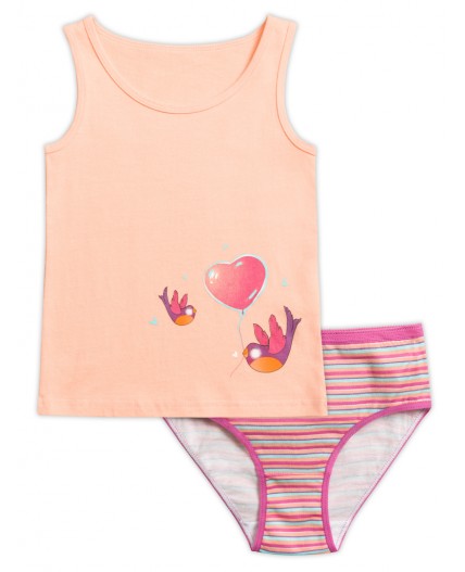 Комплект для девочек Персиковый(33)