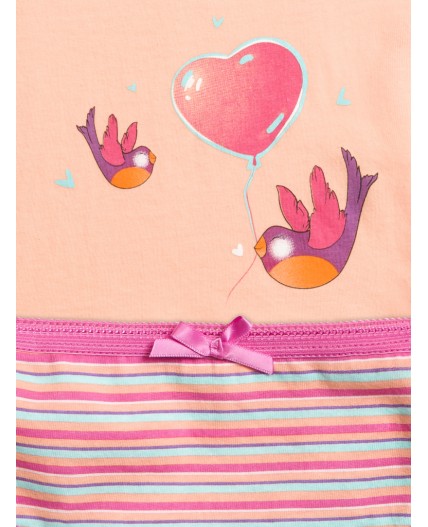 Комплект для девочек Персиковый(33)