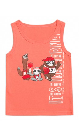 Майка для мальчиков Оранжевый(31)