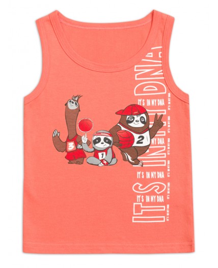 Майка для мальчиков Оранжевый(31)