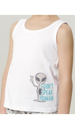 Майка для мальчиков Белый(2)