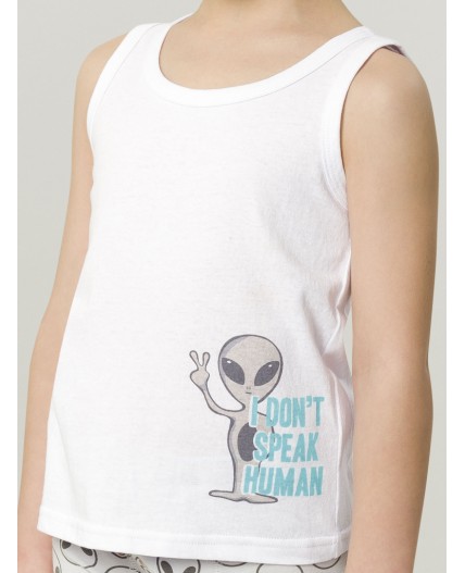 Майка для мальчиков Белый(2)