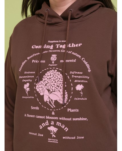 Толстовка женская Коричневый(17)