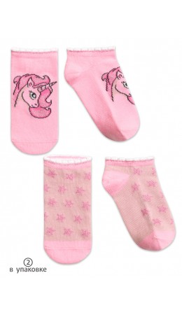 Носки для девочек Розовый/лиловый(37/24)