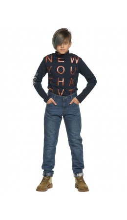 Брюки для мальчиков Синий(41)