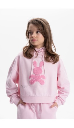 Толстовка для девочек Бледно-розовый(65)