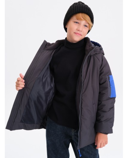 Куртка для мальчиков Темно-серый(43)