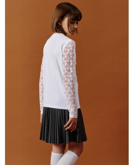 Джемпер для девочек Белый(2)