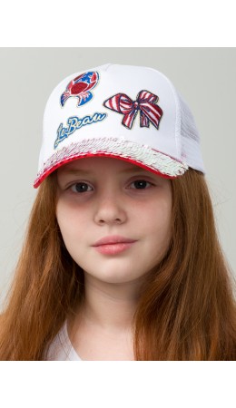 Кепка для девочек Белый(2)