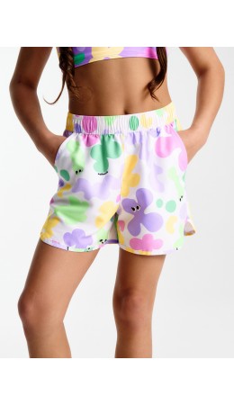 Шорты купальные для девочек Молочный(28)