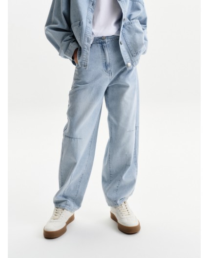 Брюки для девочек Голубой(9)