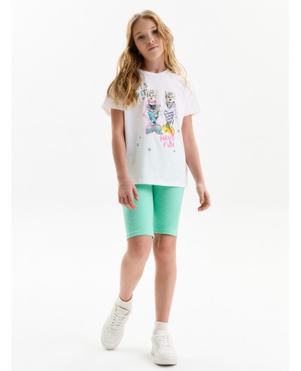 Шорты для девочек Ментол(27)