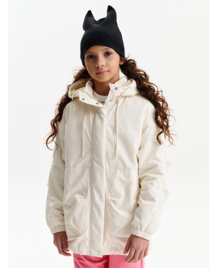 Ветровка для девочек Молочный(28)