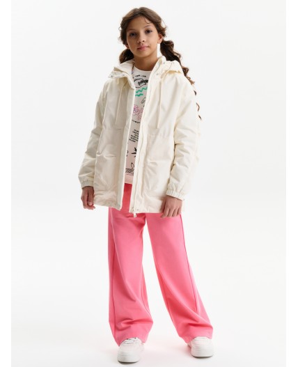Ветровка для девочек Молочный(28)